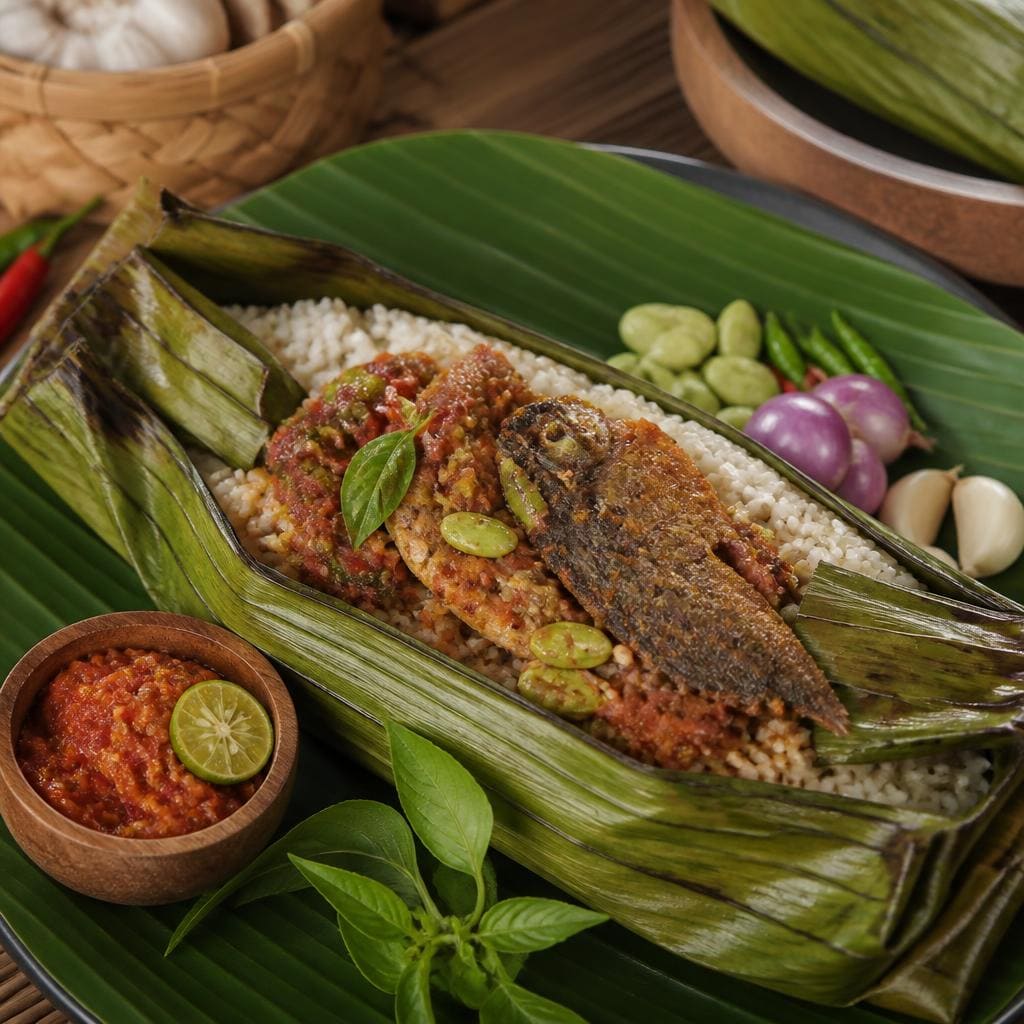 Nasi Bakar Peda dari Sate Khas Senayan